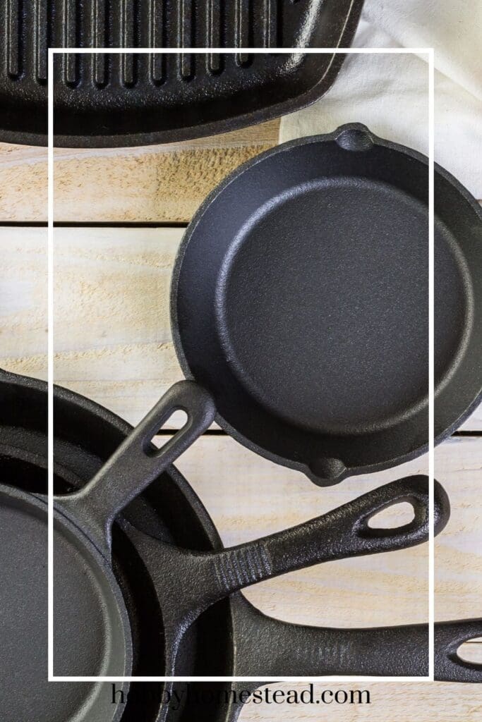 Clean Cast Iron Cookware