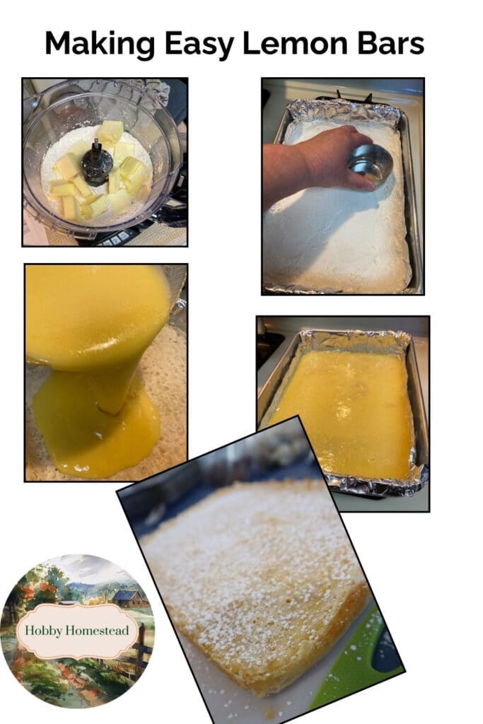Making Easy Lemon Bars