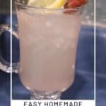 Easy Homemade Rhubarb Lemonade from Scratch